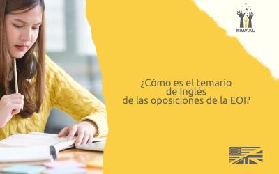 ¿Cómo es el temario de Inglés de EOI y qué temas incluye?